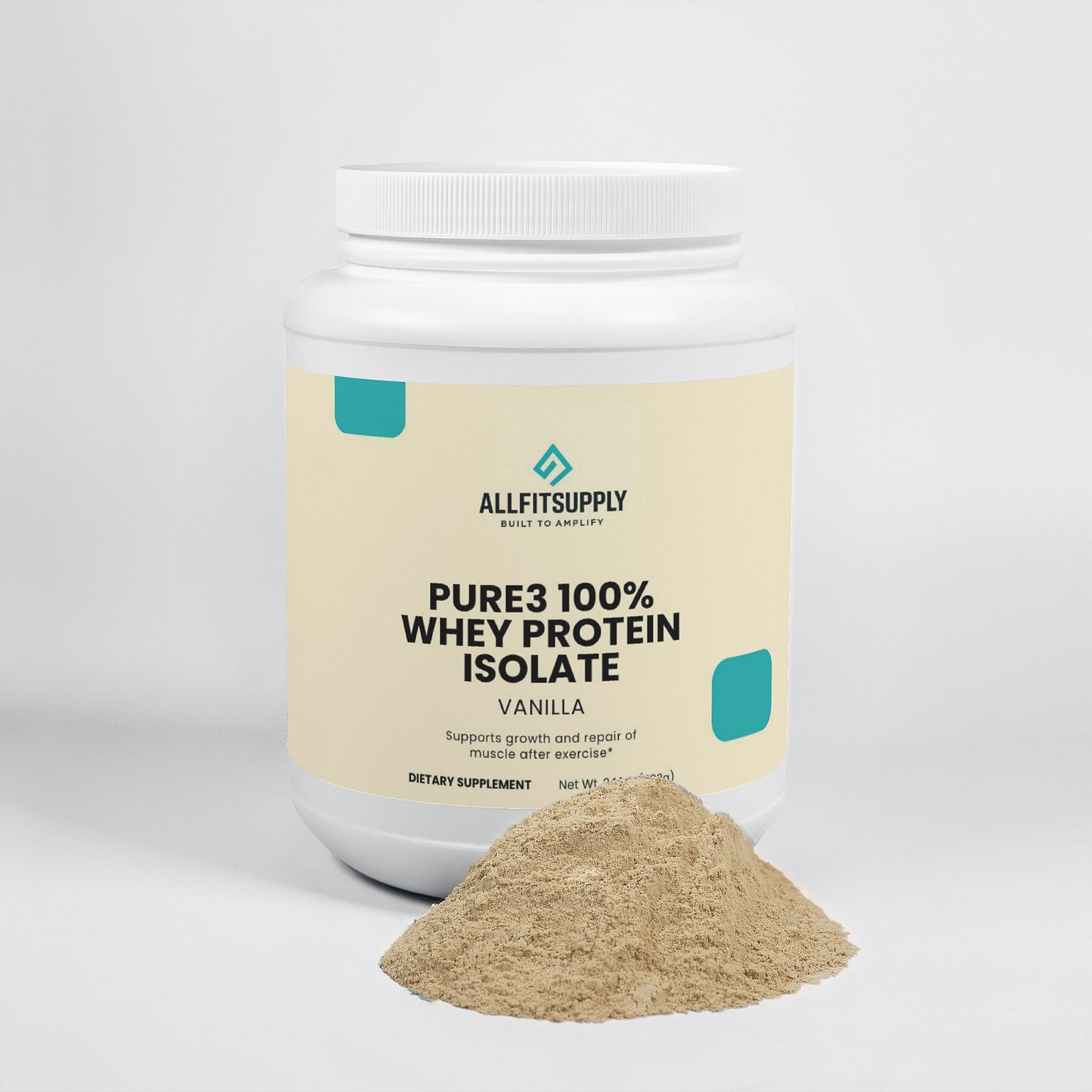 Pure3 100% Whey Protein Isolate (Vanilla)