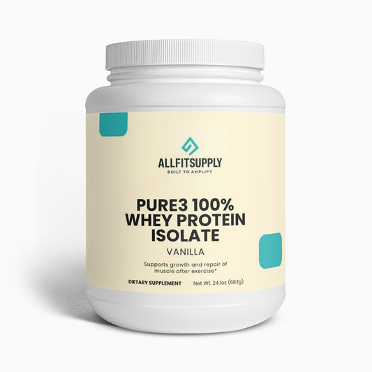 Pure3 100% Whey Protein Isolate (Vanilla)